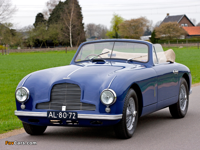 Aston Martin DB2 Vantage Drophead Coupe (1951–1953) images (640 x 480)