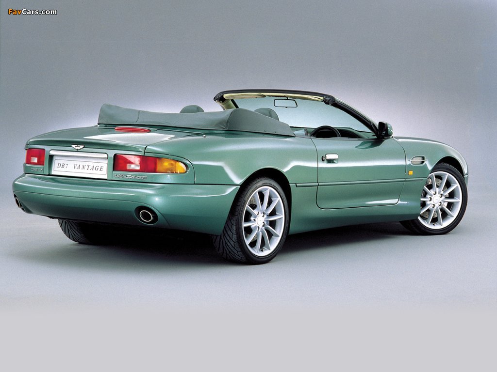Photos of Aston Martin DB7 Vantage Volante UK-spec (1999–2003) (1024 x 768)
