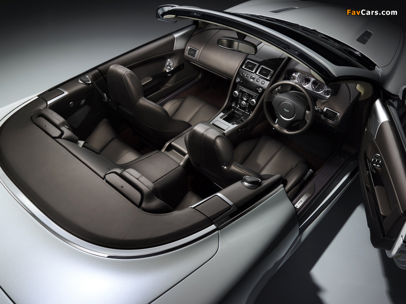 Aston Martin DB9 Volante Morning Frost (2010) pictures (800 x 600)