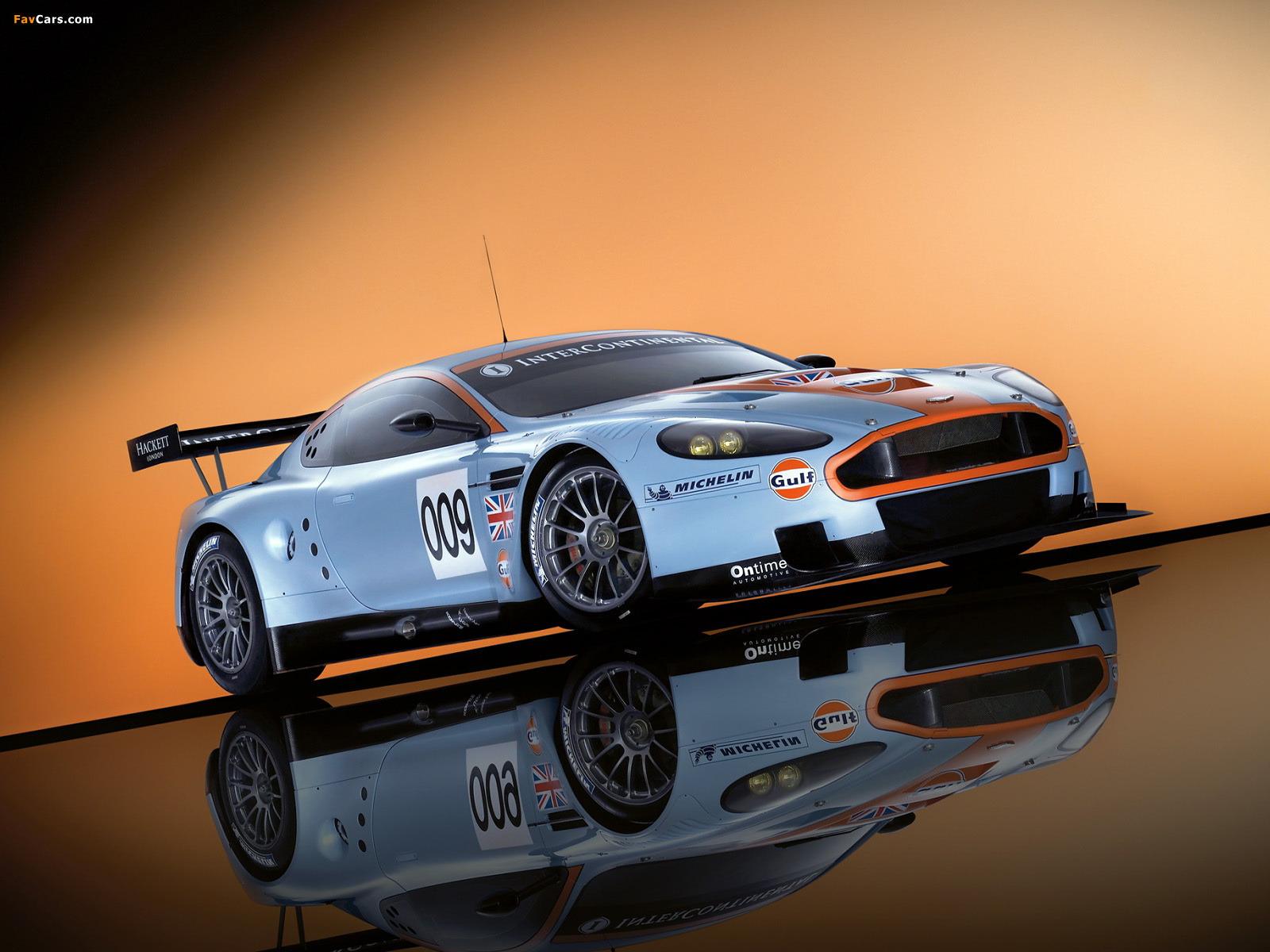 Images of Aston Martin DBR9 Gulf Oil Livery (2008) (1600 x 1200)