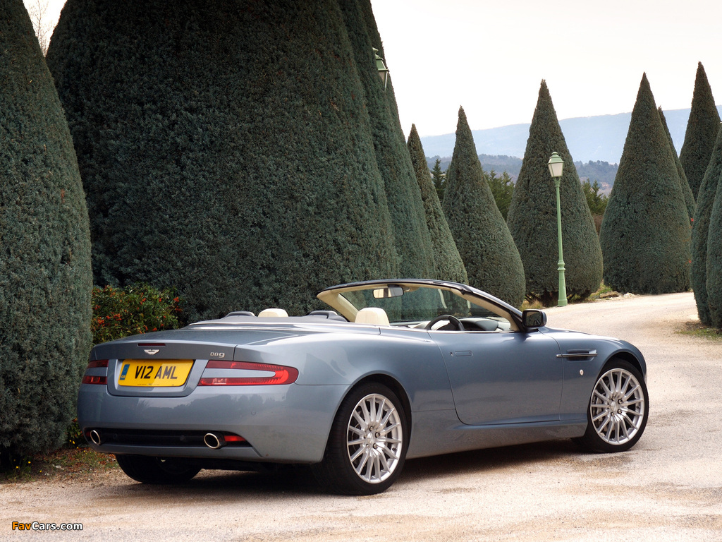 Photos of Aston Martin DB9 Volante (2004–2008) (1024 x 768)