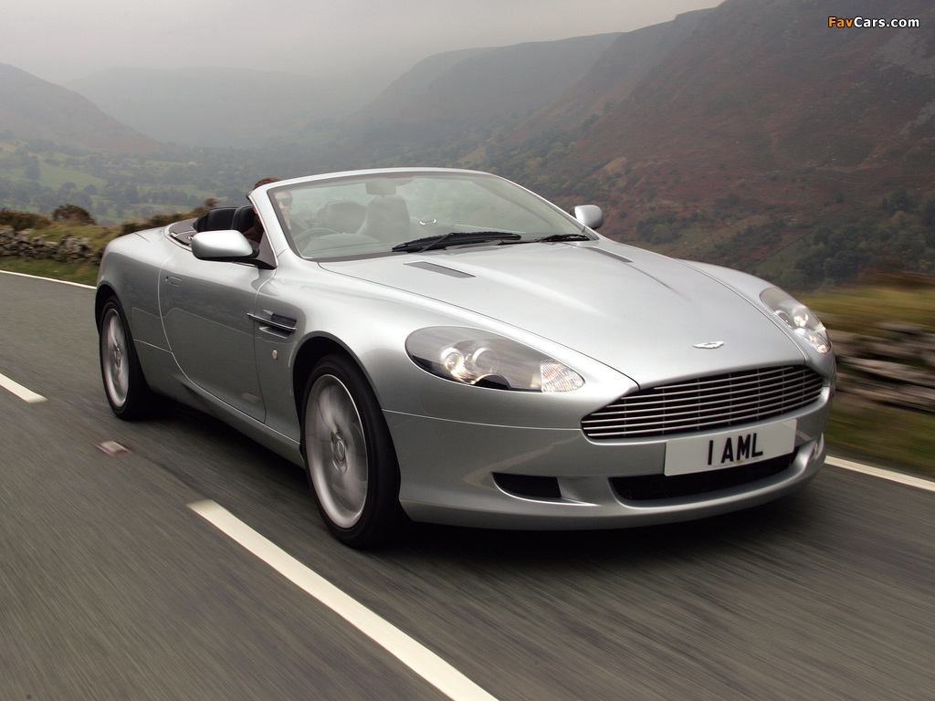 Aston Martin DB9 Volante (2004–2008) wallpapers (1024 x 768)