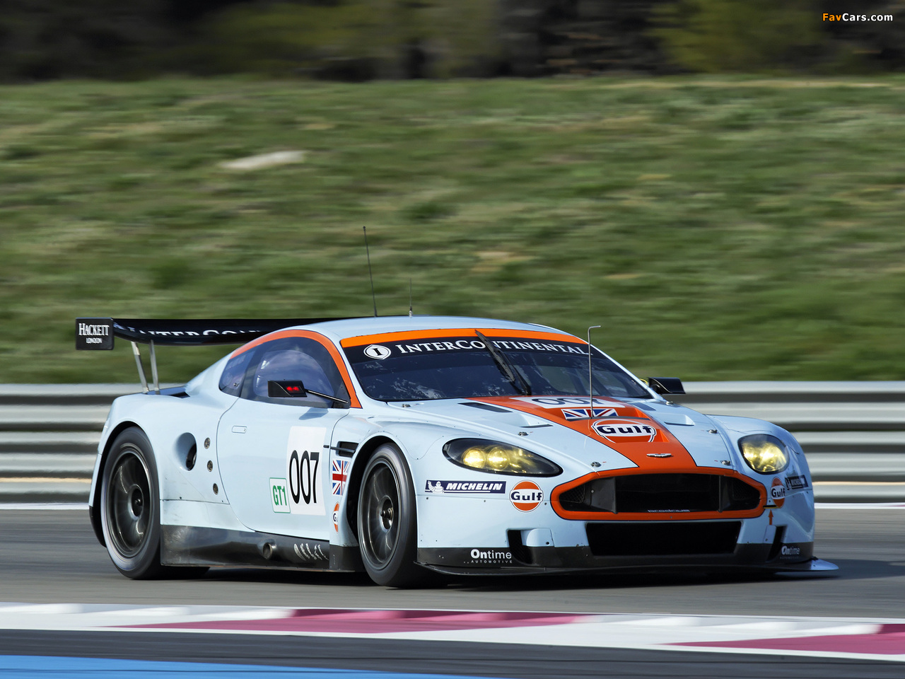 Aston Martin DBR9 Gulf Oil Livery (2008) wallpapers (1280 x 960)