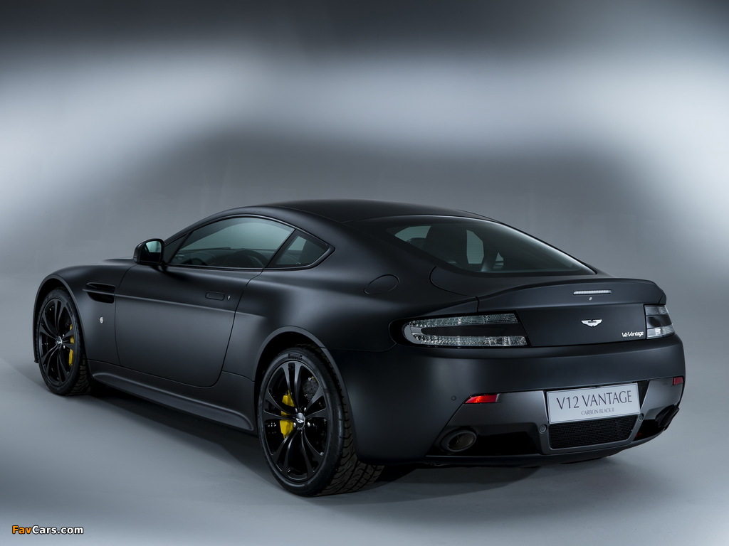 Aston Martin V12 Vantage Carbon Black II 2013 wallpapers (1024 x 768)