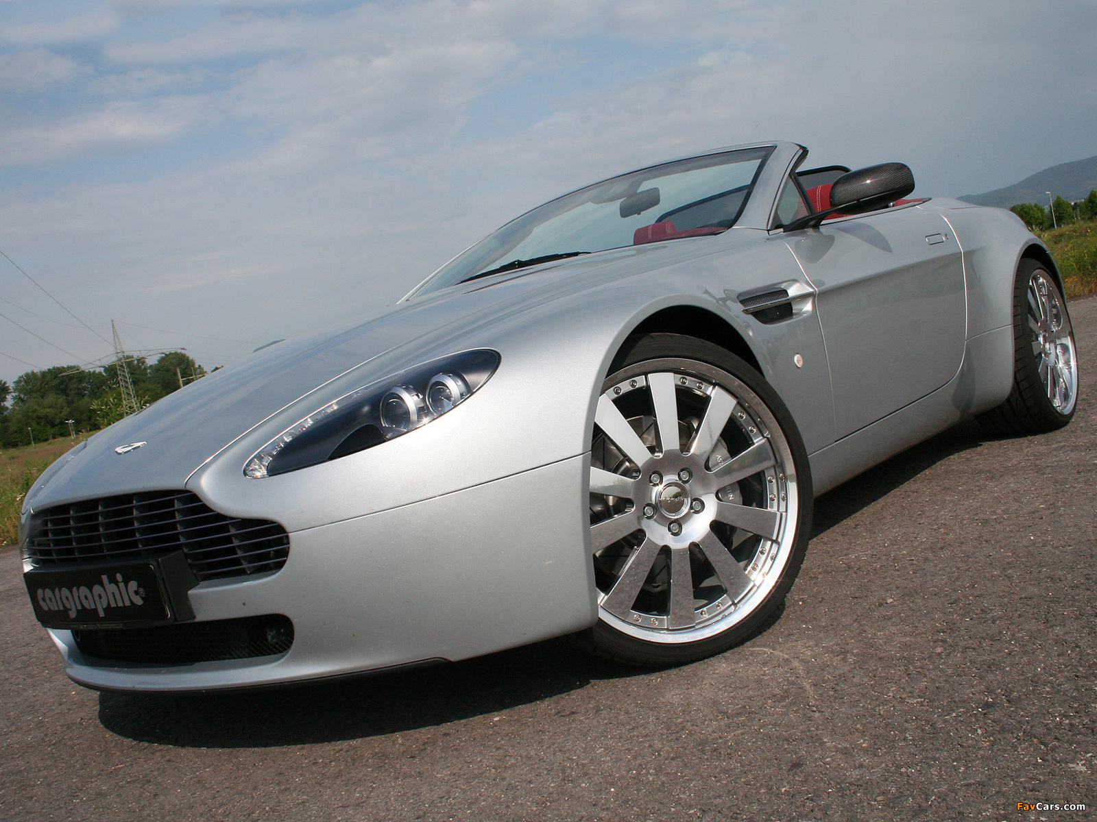 Cargraphic Aston Martin V8 Vantage Roadster (2006–2008) wallpapers (1600 x 1200)