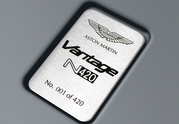 Aston Martin V8 Vantage N420 (2010) photos