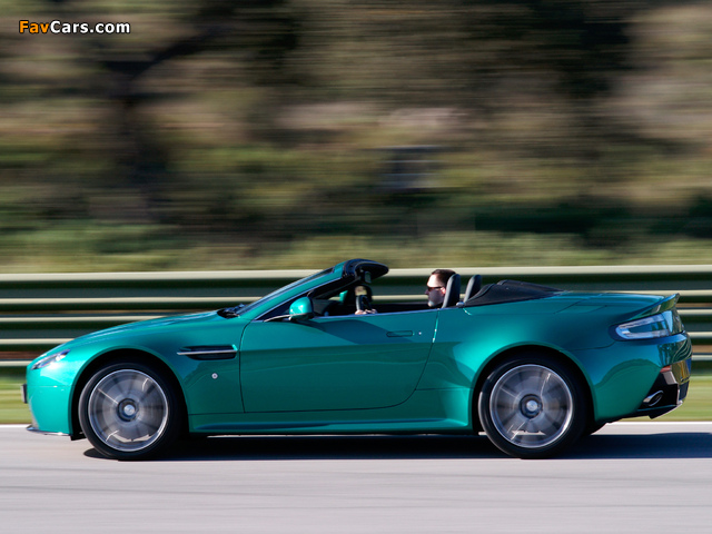 Aston Martin V8 Vantage S Roadster UK-spec (2011) pictures (640 x 480)