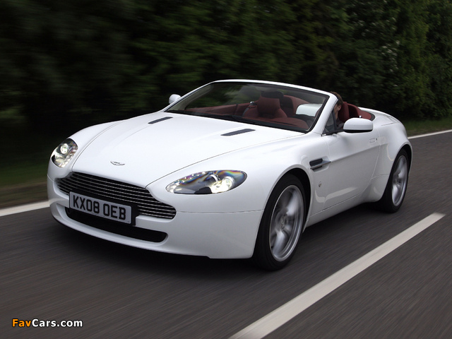 Aston Martin V8 Vantage Roadster (2008–2012) wallpapers (640 x 480)