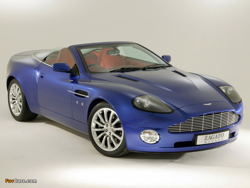 Aston Martin V12 Vanquish Roadster Zagato (2004) photos (800 x 600)