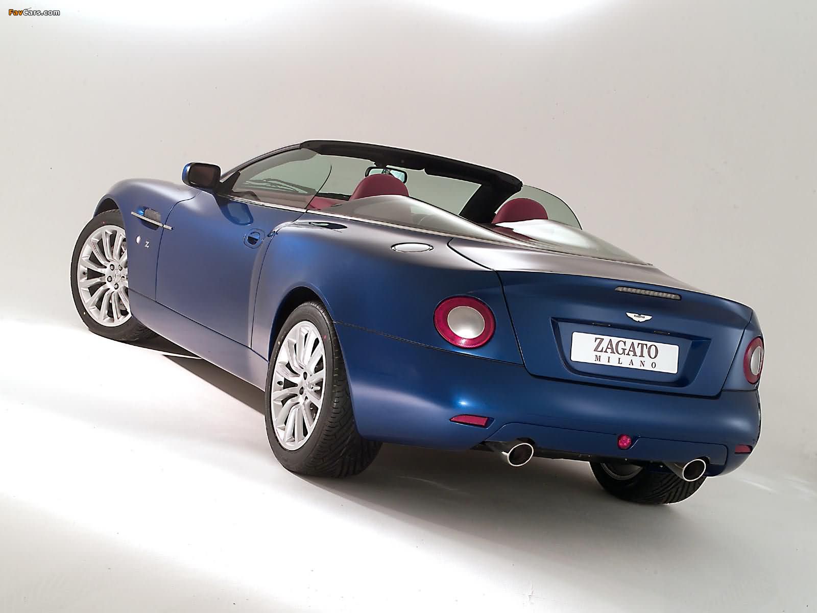 Aston Martin V12 Vanquish Roadster Zagato (2004) wallpapers (1600 x 1200)