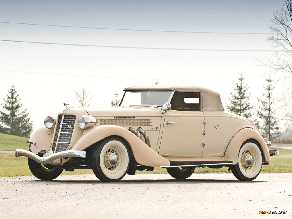 Auburn 851 SC Convertible Coupe (1935) images (1024 x 768)