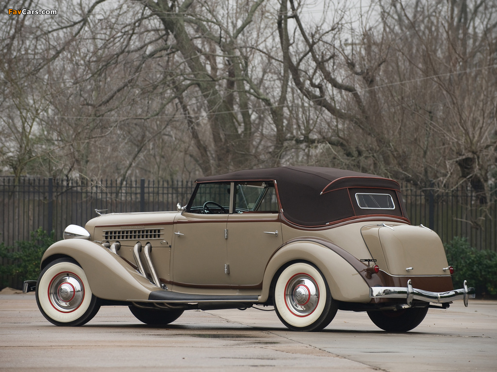 Images of Auburn 851 SC Convertible Sedan (1935) (1024 x 768)