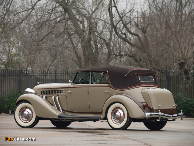 Images of Auburn 851 SC Convertible Sedan (1935) (640 x 480)