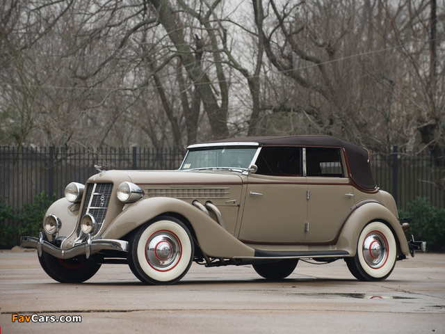 Pictures of Auburn 851 SC Convertible Sedan (1935) (640 x 480)