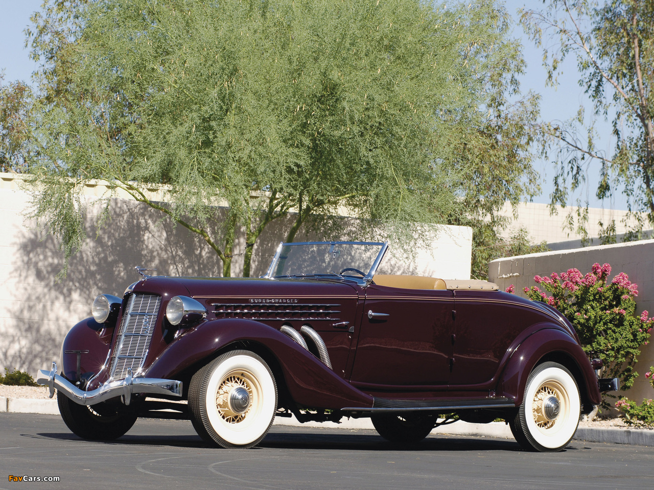 Auburn 852 SC Convertible Coupe (1936) images (1280 x 960)