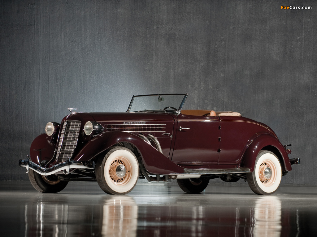 Auburn 852 SC Convertible Coupe (1936) pictures (1024 x 768)