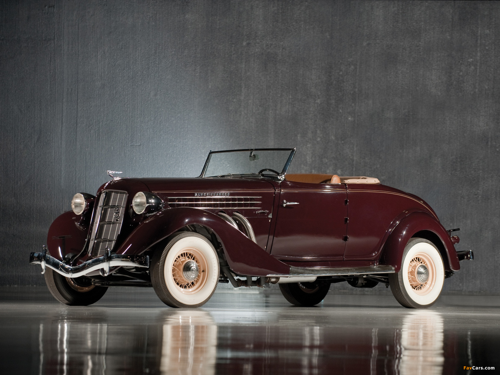 Auburn 852 SC Convertible Coupe (1936) pictures (1600 x 1200)