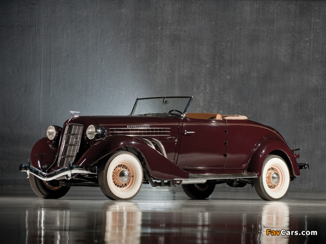 Auburn 852 SC Convertible Coupe (1936) pictures (640 x 480)