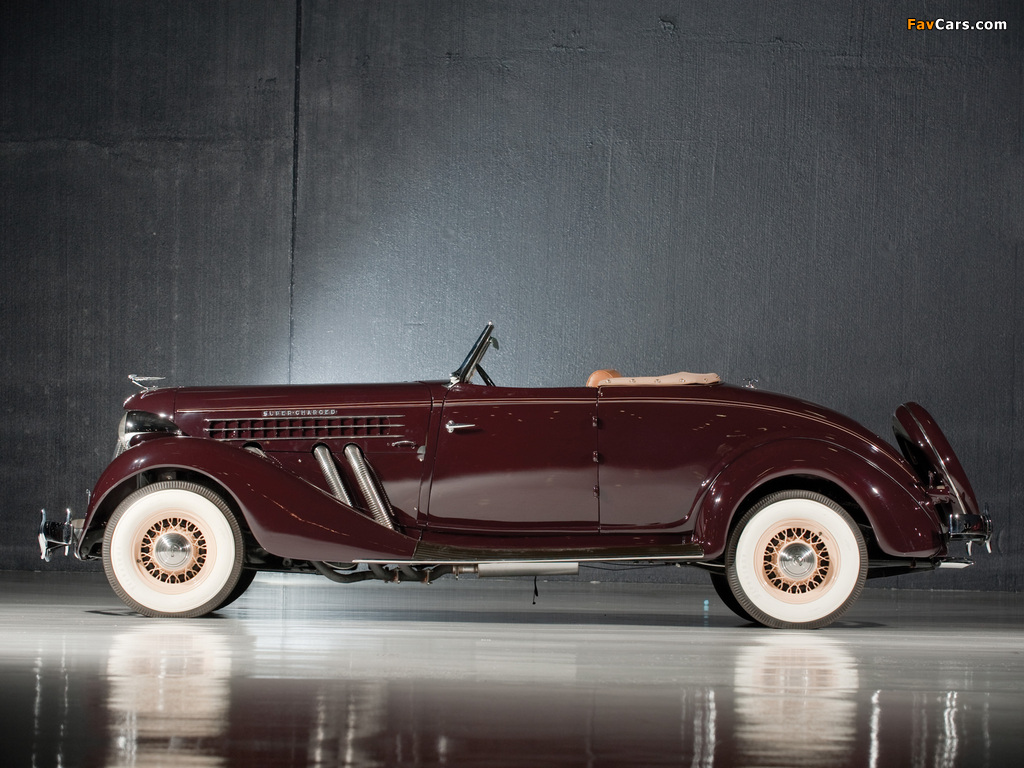 Images of Auburn 852 SC Convertible Coupe (1936) (1024 x 768)