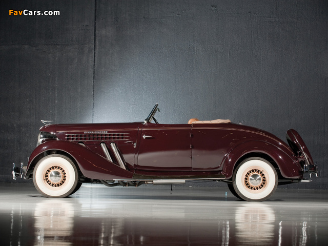 Images of Auburn 852 SC Convertible Coupe (1936) (640 x 480)