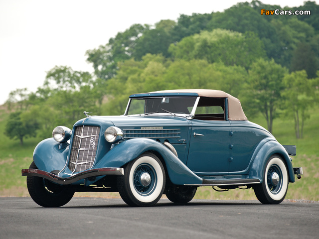 Images of Auburn 852 SC Convertible Coupe (1936) (640 x 480)
