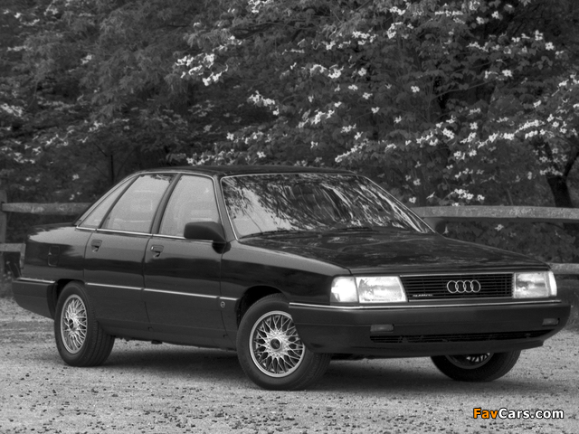 Audi 100 quattro US-spec C3 (1988–1990) photos (640 x 480)