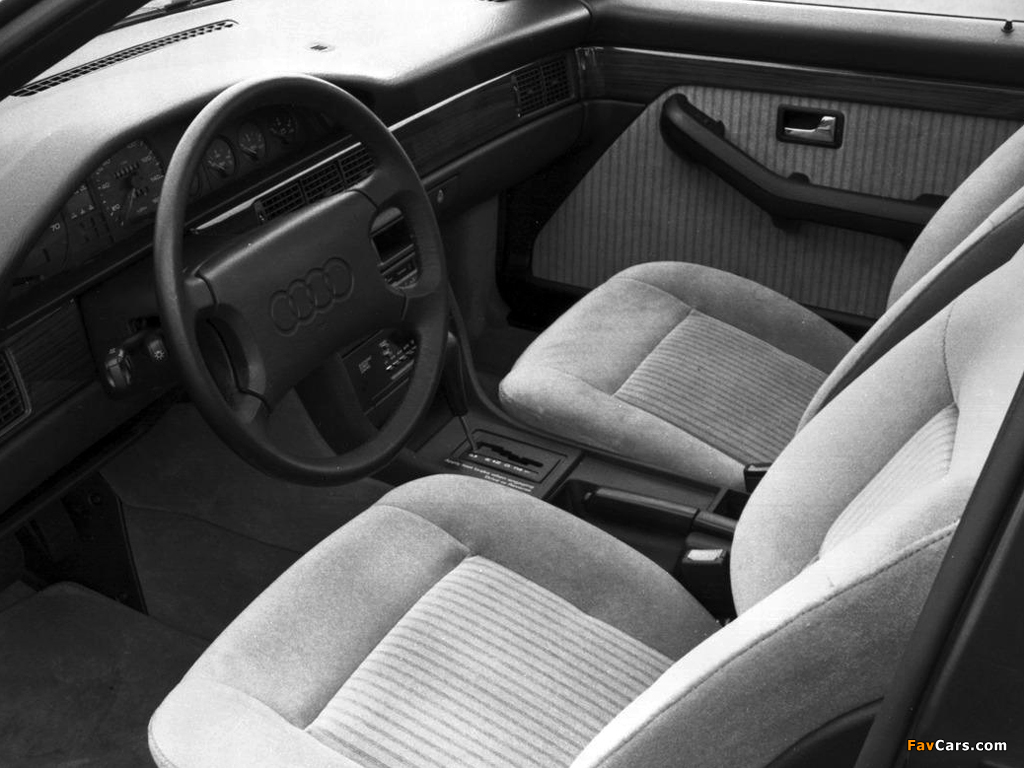 Audi 100 US-spec C3 (1988–1990) pictures (1024 x 768)