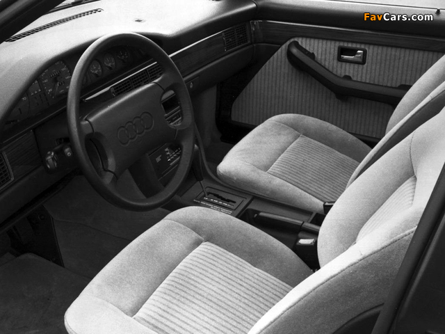 Audi 100 US-spec C3 (1988–1990) pictures (640 x 480)