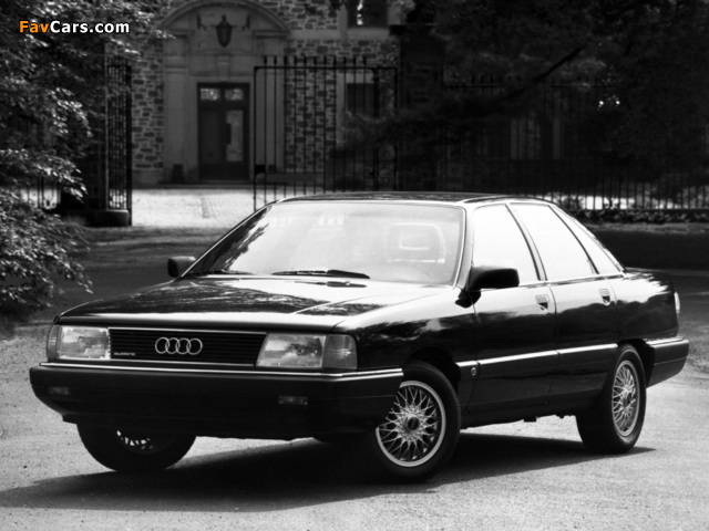Pictures of Audi 100 quattro US-spec C3 (1988–1990) (640 x 480)