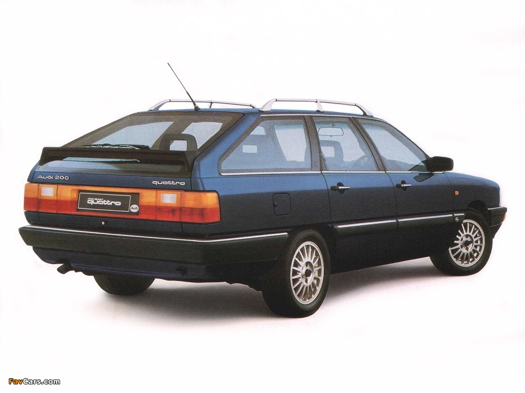 Audi 200 Avant quattro 44,44Q (1983–1987) photos (1024 x 768)