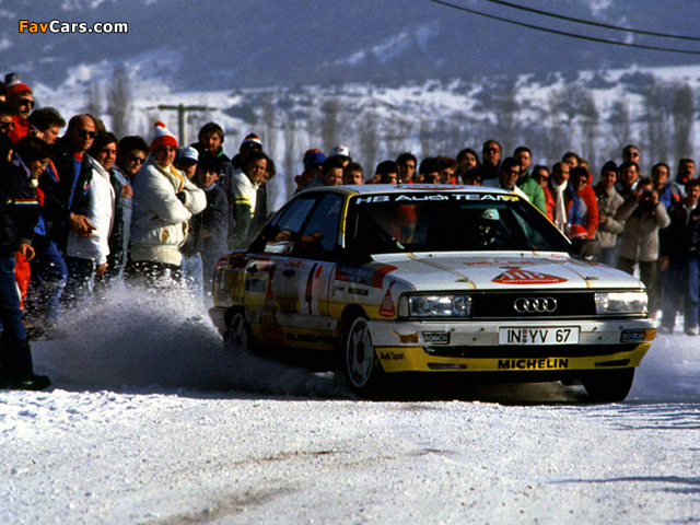 Audi 200 quattro Group A Rally Car (1987–1991) pictures (640 x 480)