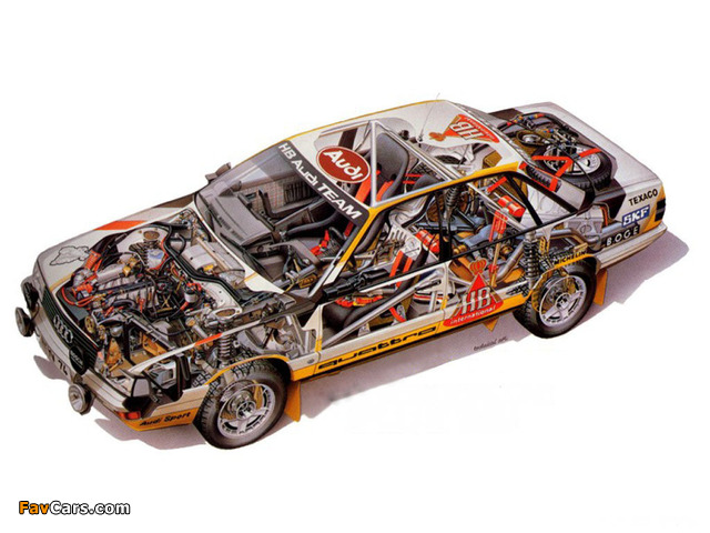 Audi 200 quattro Group A Rally Car (1987–1991) wallpapers (640 x 480)