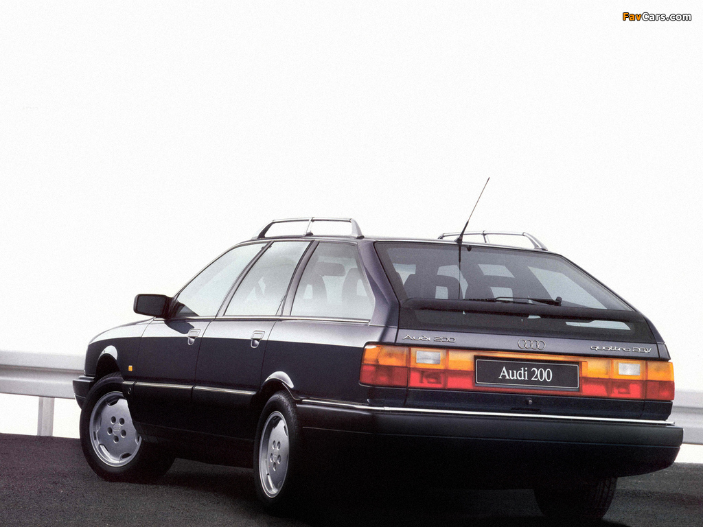 Audi 200 Avant quattro 44,44Q (1988–1991) photos (1024 x 768)