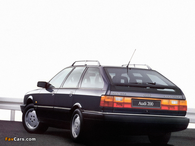Audi 200 Avant quattro 44,44Q (1988–1991) photos (640 x 480)