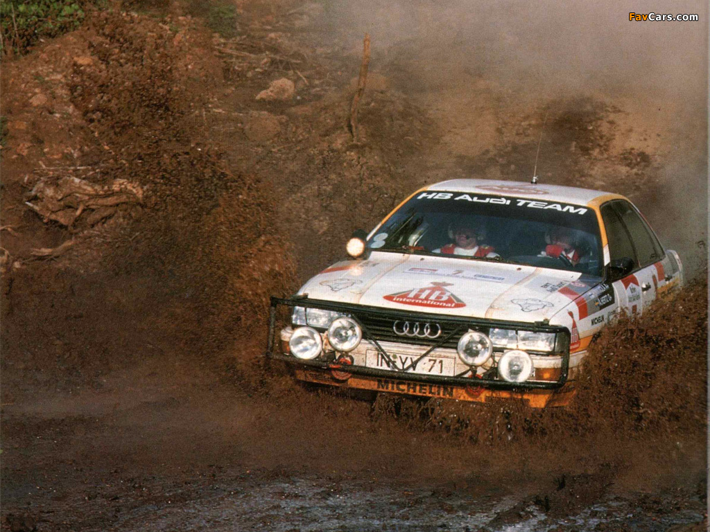 Audi 200 quattro Group A Rally Car (1987–1991) wallpapers (1024 x 768)