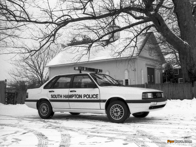 Audi 4000S Police (1985–1987) wallpapers (800 x 600)