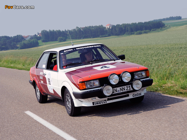 Audi 80 GLE Group 2 Rally Car B2 (1979–1980) wallpapers (640 x 480)