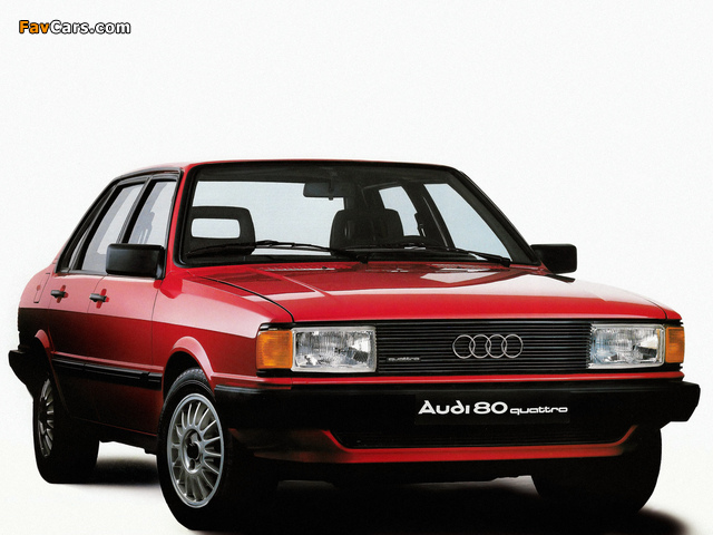 Audi 80 quattro B2 (1982–1984) photos (640 x 480)