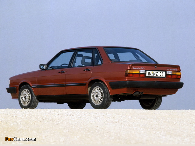 Audi 80 quattro B2 (1982–1984) pictures (640 x 480)