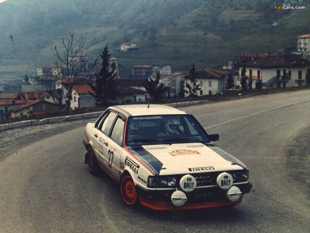 Audi 80 quattro Rally Car B2 (1983–1984) pictures (1024 x 768)