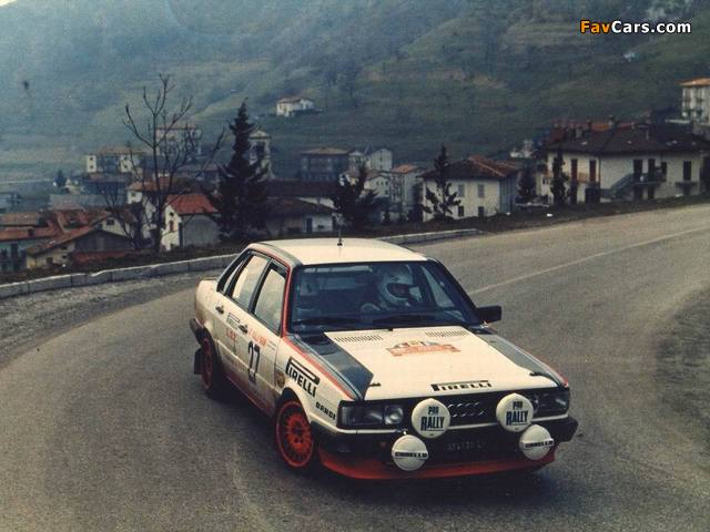 Audi 80 quattro Rally Car B2 (1983–1984) pictures (640 x 480)