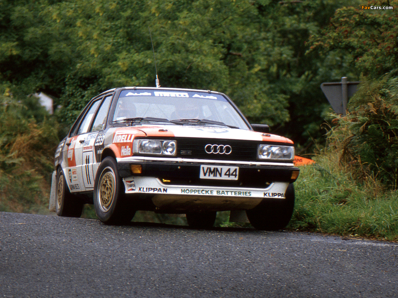 Audi 80 quattro Rally Car B2 (1983–1984) pictures (1280 x 960)