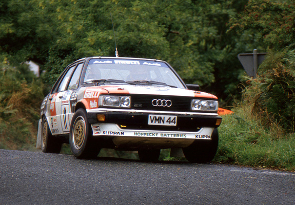 Audi 80 quattro Rally Car B2 (1983–1984) pictures
