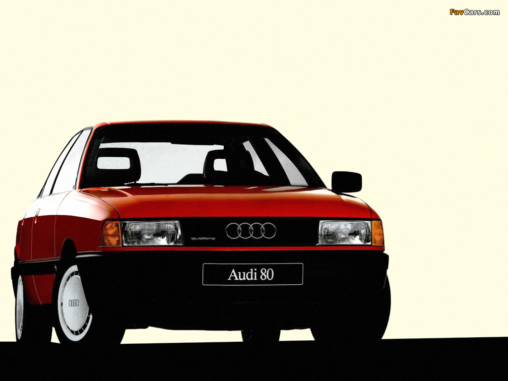 Audi 80 quattro 8A,B3 (1986–1991) photos (1024 x 768)