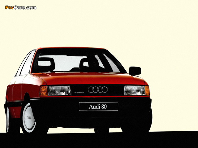 Audi 80 quattro 8A,B3 (1986–1991) photos (640 x 480)