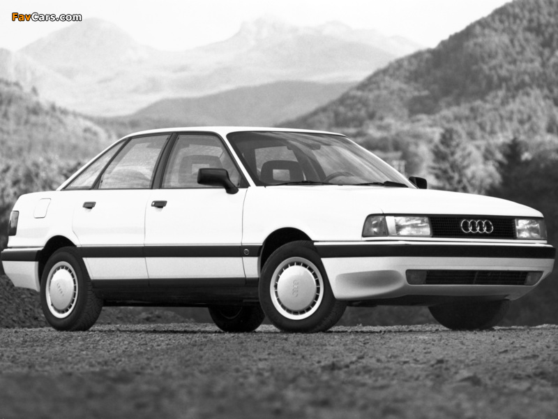 Audi 80 US-spec 8A,B3 (1986–1991) photos (800 x 600)