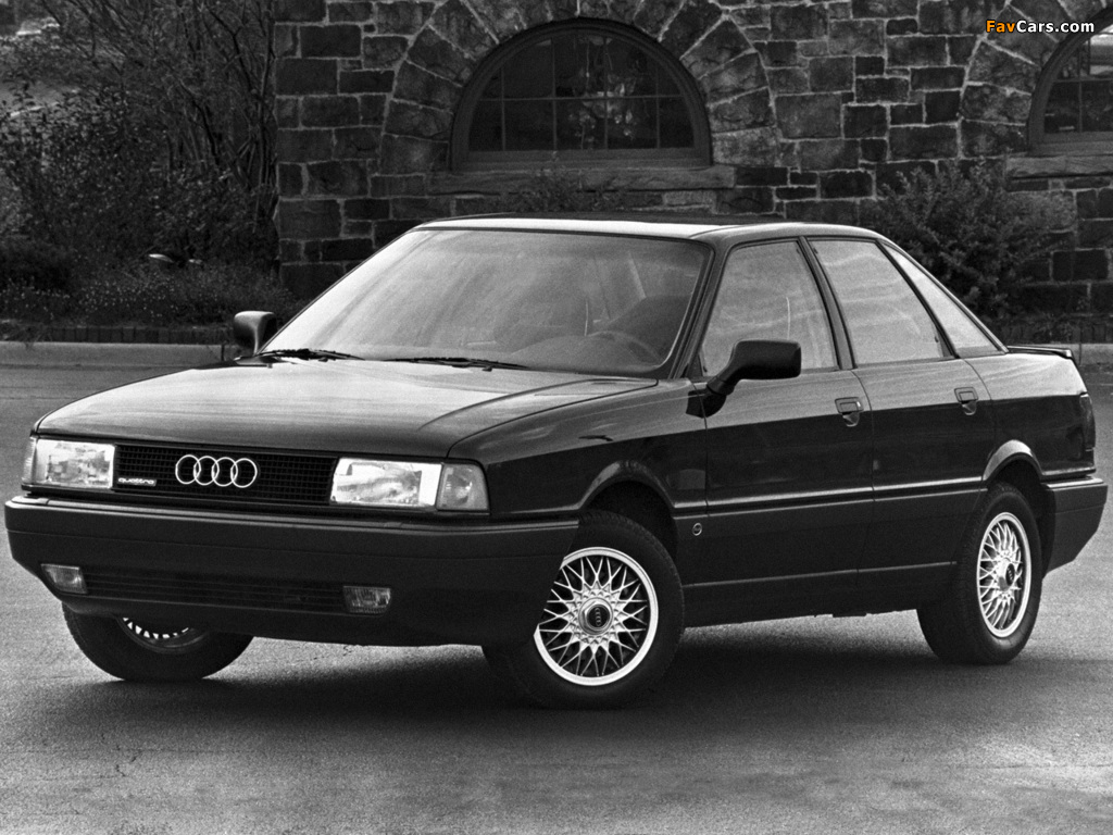 Audi 80 quattro US-spec B3 (1988–1992) images (1024 x 768)