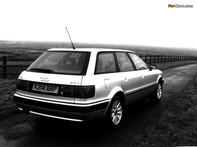 Audi 80 Avant UK-spec 8C,B4 (1991–1996) photos (800 x 600)