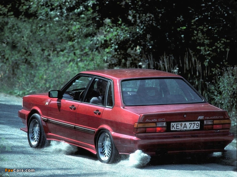 Images of ABT Audi 80 quattro B2 (1985) (800 x 600)