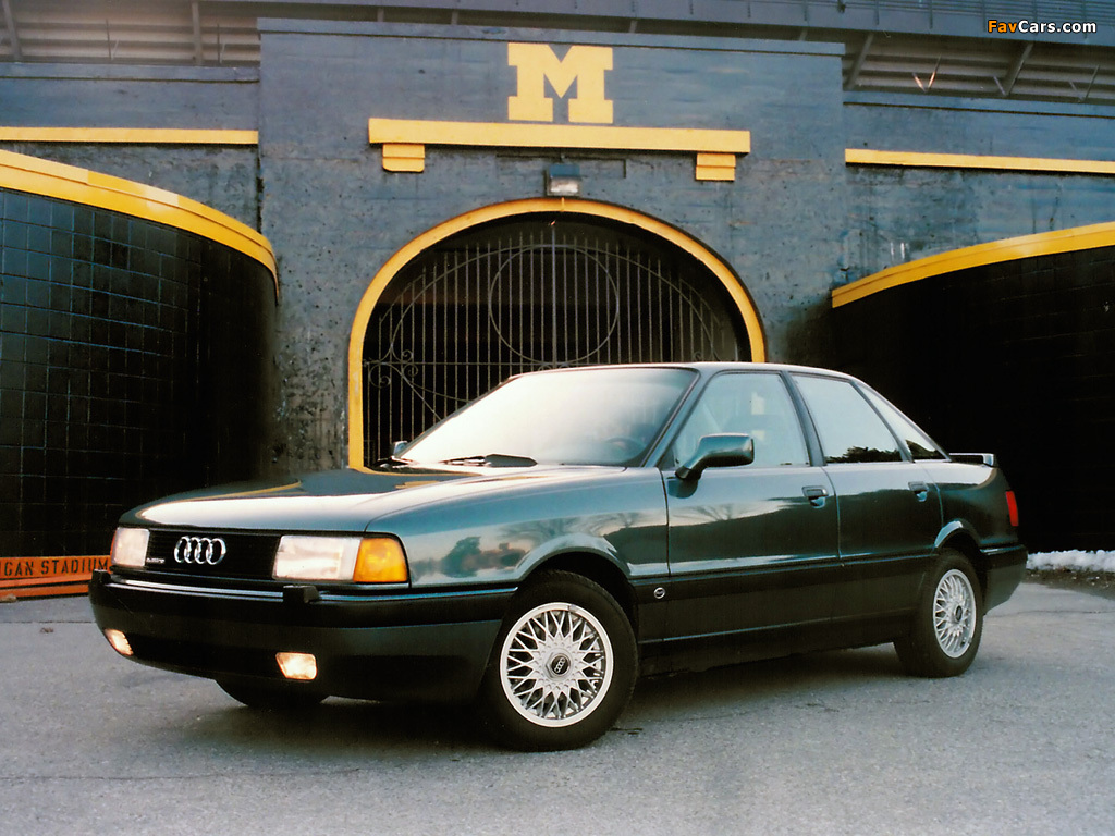Images of Audi 80 quattro US-spec B3 (1988–1992) (1024 x 768)